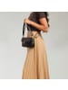 Florence Florence Schultertasche Leder schwarz ca. 24cm