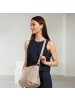 Florence Florence Umhängetasche Leder helltaupe, beige ca. 35cm