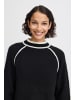 b. young Strickpullover BYNINNA Loose fit in Black Mix