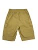 Forbest Cargo Bermuda Shorts Kurze Freizeit Hose mit Tunnelzug in Hellbraun