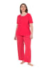 Ulla Popken Pyjama in fuchsiarot