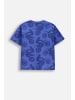 Coccodrillo Baumwoll-T-Shirt mit kurzen Ärmeln in blau