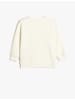 KOTON Sweatshirt in Ekru
