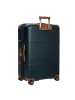 BRIC`s Bellagio 4 Rollen Trolley 76 cm mit Dehnfalte blau-tabak