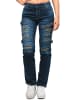 Cipo & Baxx Cipo & Baxx Regular Fit Jeans Cipo & Baxx Bestickung WD529 Dark Blue W25/L32