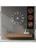 relaxdays Wanduhr in Weiß - Ø 60 cm