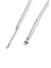 myMo Women Multi-Strand Necklace in Silver White
