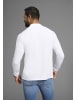 Man's World Stehkragenshirt in weiss