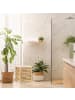 relaxdays Wäschekorb in Natur/ Creme - (B)39 x (H)50 x (T)39 cm