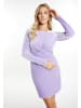 faina Damen Glitzerndes Samtkleid in Lavendel