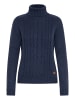 Oxmo Rollkragenpullover OXCATHY 21301293ME modischer Rollkragenpullover in Blau