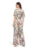 Vera Mont Jumpsuit mit Bindegürtel in Green/Cream