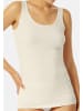 UNCOVER BY SCHIESSER Unterhemd / Tanktop Bamboo Cotton in Off-White