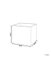 Beliani Outdoor Blumentopf PAROS in Weiß - (W) 40 x (H) 38 x (L) 40 cm