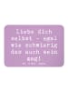 Mr. & Mrs. Panda Magnet Spruch Selbstakzeptanz Liebe mit Spruch in Lavendeltraum