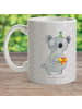 Mr. & Mrs. Panda Kaffeebecher Koala Geschenk ohne Spruch in Grau Pastell