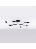Nice Lamps Kronleuchter VARDO 6 schwarz  H 145