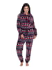 Ulla Popken Overall in dunkle pflaume