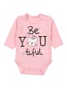 TupTam Unisex Langarm Body mit Aufdruck Spruch 5er Pack in beige/rosa