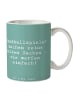 Mr. & Mrs. Panda Tasse Spruch Handball Wurf mit Spruch in Meeresbrise
