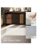 tectake Kurzflorteppich Soft Zone, rutschfeste Unterseite, creme