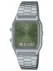 Casio Armbanduhr Collection Edgy Ana-Digi Silber/Grün