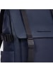 Piquadro David Rucksack RFID Schutz Leder 43 cm Laptopfach in blue
