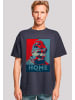 F4NT4STIC Oversize T-Shirt TV Times Benny Hill Home Guard in marineblau