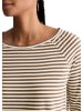 Marc O'Polo DENIM Gestreiftes Longsleeve relaxed in Dark Brown