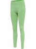 Hummel Hummel Leggings Hmlmt Training Damen Feuchtigkeitsabsorbierenden Nahtlosen in SUMMER GREEN MELANGE