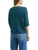 comma Pullover in petrol - 0003