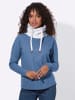 WITT WEIDEN Sweatshirt in mittelblau-hellgrau
