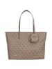 Guess Power Play II Large Tech Tote - Shopper 39 cm (coal logo) in latte logo