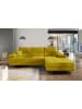 MF Design Amanda Recamiere Rechts in Senfgelb -  (L) 203 x (B) 289 x (H) 85 cm