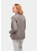 GOLDNER Trageangenehme offene Strickjacke in taupe / melange