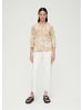 s.Oliver Bluse 3/4 Arm in Braun-creme