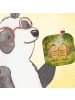Mr. & Mrs. Panda Untersetzer Eulen Liebe Design ohne Spruch in Weiß
