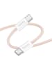 HOCO Schnellladekabel USB-C 60W 2m in Rosa