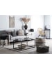 Beliani 2-Sitzer Sofa KALMAR in Grau/Braun - (W) 182 x (H) 88 x (L) 74 cm