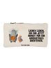 Mr. & Mrs. Panda Schminktasche Pinguin & Maus Wanderer mit Spruch in Weiß