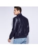 Wittchen Stylish eco leather jacket, man in Dark blue