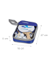 relaxdays 4x Tischtennis-Set in Blau