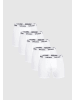 SMILODOX Boxershorts 5er Pack in Weiß