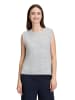 BETTY & CO Strickpullover ohne Arm in Light Silver Melange