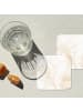 OnlyWow Glasuntersetzer 6er-Set Marmor