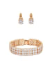 faina Women Jewelry Set in rose gold white