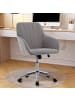 ABRIHOME Buerostuehle in Grau ergonomisch Sitzhöhe 50-59 cm 360 Grad drehbar