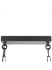 Beliani Pendelleuchten MUGER in Schwarz - (W) 60 x (H) 117 x (L) 25 cm