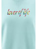 IZIA Women Sweatshirt in Aqua