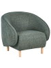 Beliani 2-tlg 3-Sitzer Sofa UMEA  in Grün/Braun